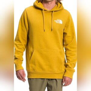 THE NORTH FACE Men's Box NSE  Hoodie Arrowwood Yellow Size M Used Exc MSRP $65